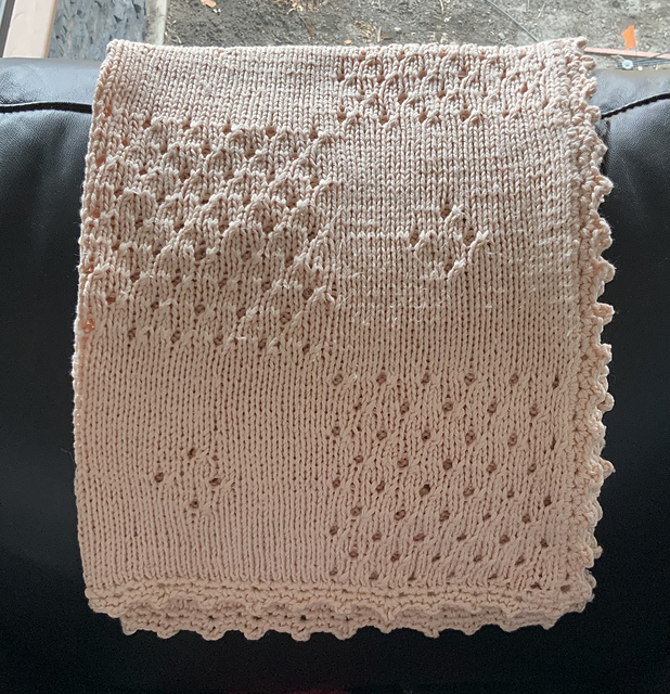 66-Diamond Lace Blanket