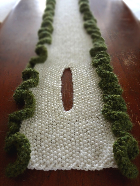 Ruffled Edge Scarf