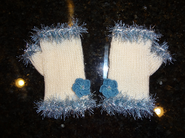 Sparkly Fingerless Gloves