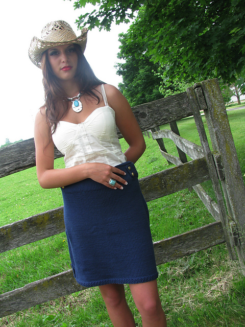 Summer Blues Low Rise Skirt