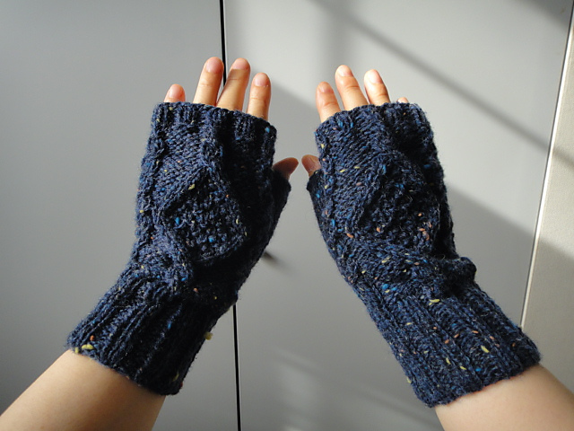22.Fingerless Mittens 指なし手袋