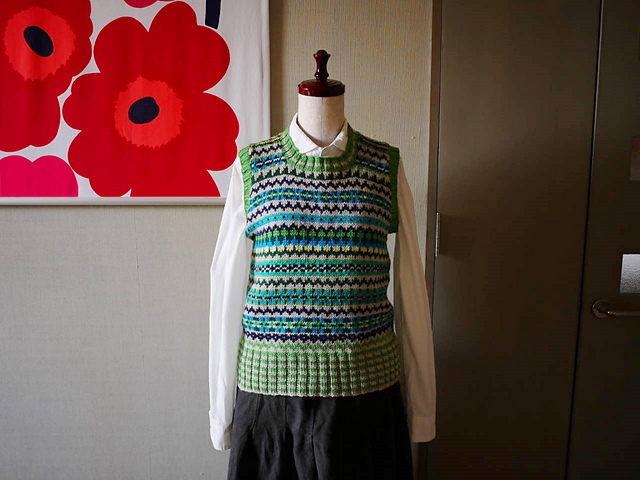 p.22 Fair Isle Vest