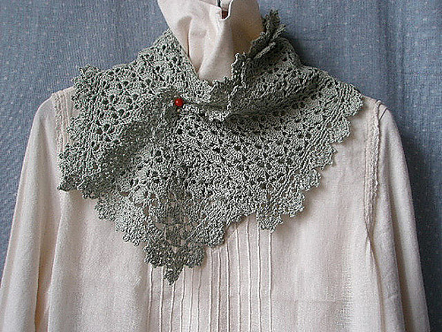 Crochet lace shawl