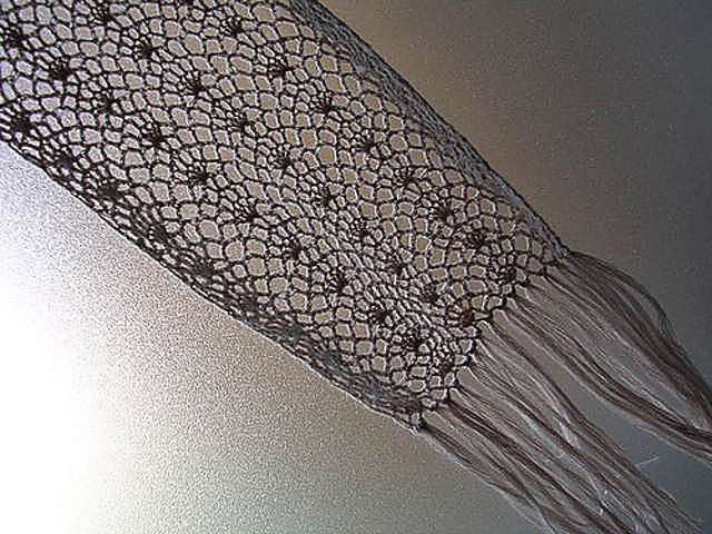Ravelry: Long Rectangular Lace Stole pattern by Masako Fujimoto (藤本正子)
