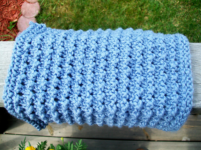 Knitted Pebble Wash/Dishcloth