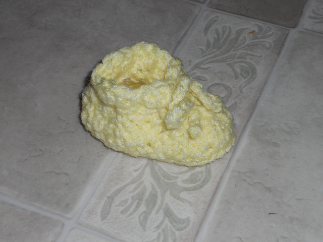 Shell Stitch baby Booties