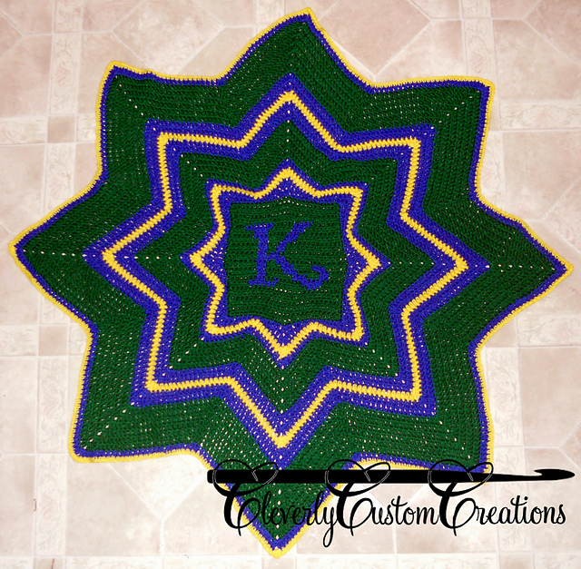 Initial Rippled Square Blanket