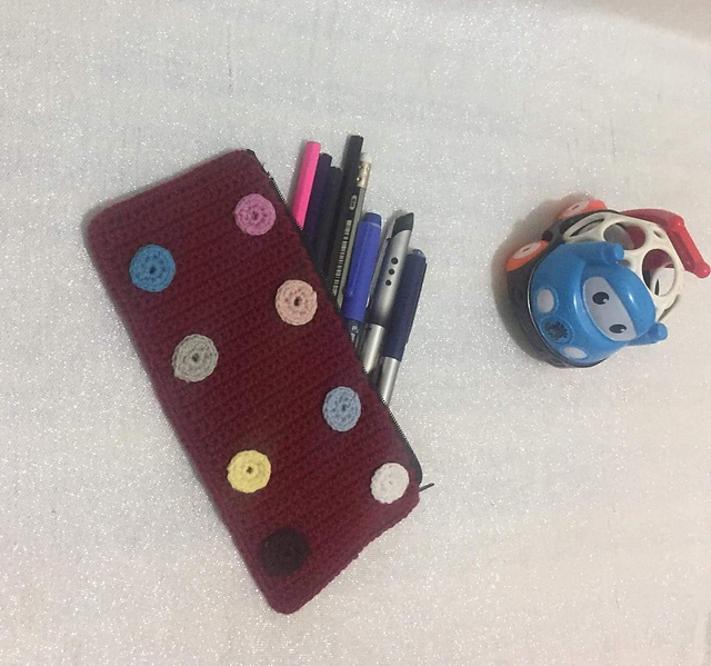 Watercolor pencil case