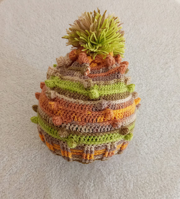 Spiral popcorn hat