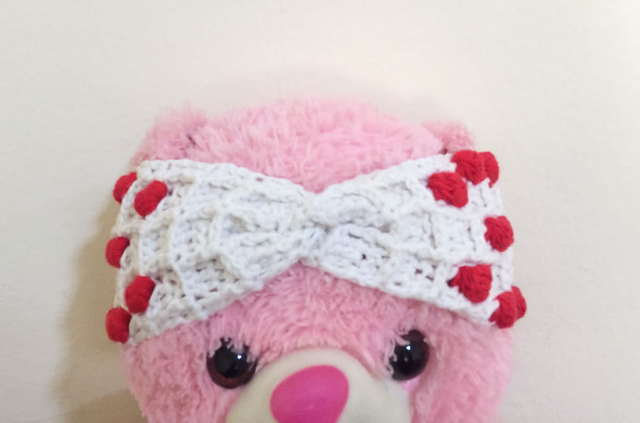 Valentine Waffle Headband