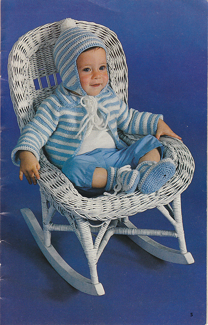 Crochet Striped Set D-125