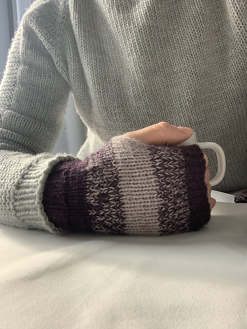 Easy Marled Mitts