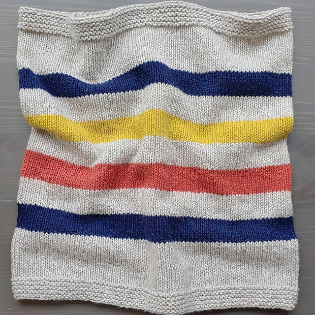 Cozy Stripes Cowl