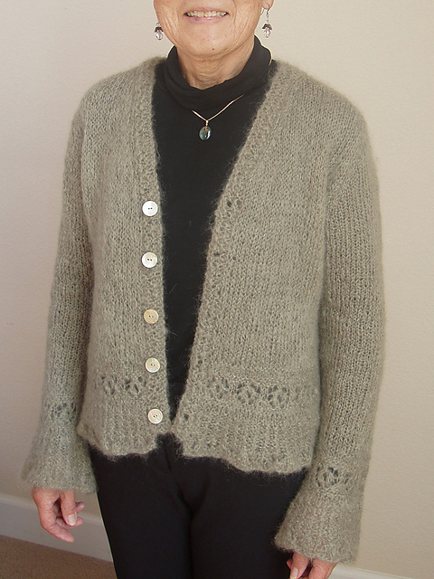 #30 Ruffled Edge Cardigan