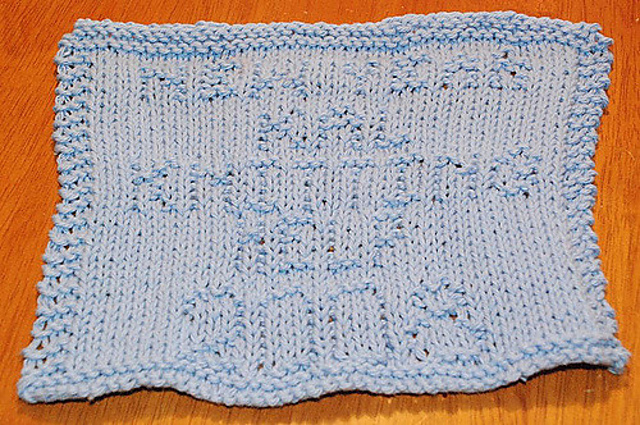 New Year KAL Basic Dishcloth