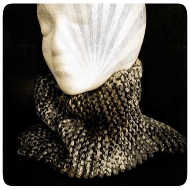 Garter Stitch Love Scarf/Cowl