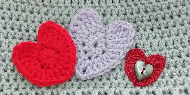 Heart applique