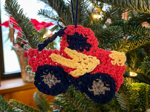 Monster Truck Christmas Ornament