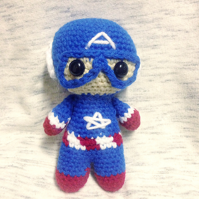 Captain America Amigurumi