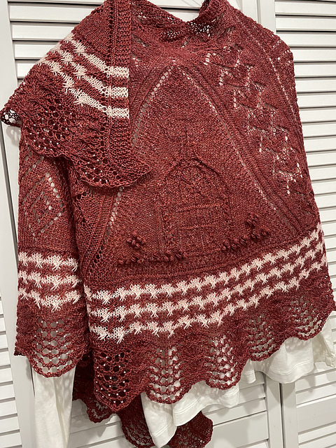 Weathered Barn Shawl MKAL