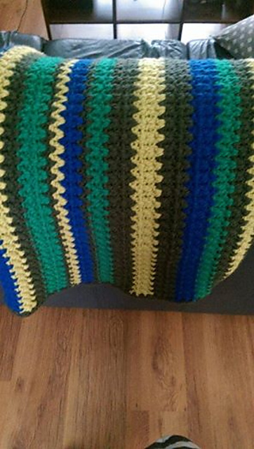 Baby blanket in V-st
