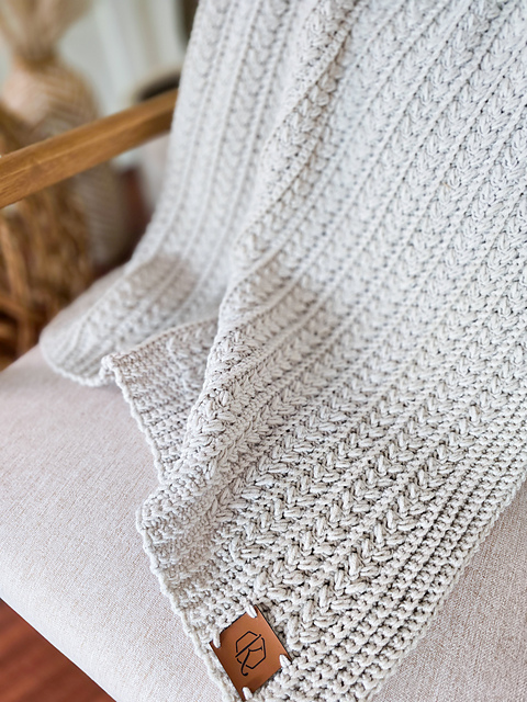 Braided Wheat Stitch™ Crochet Blanket
