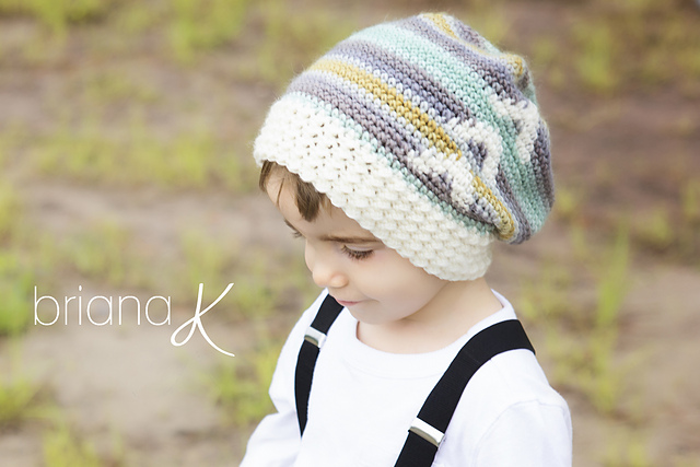 Arrow Slouchy Hat Crochet