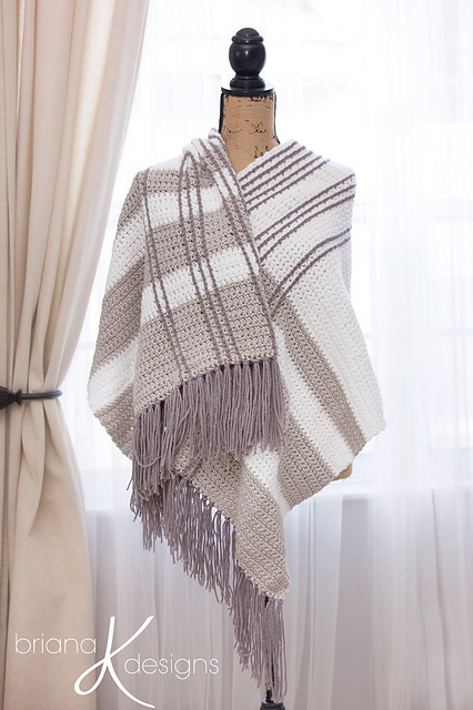 Geo Napa Crochet Wrap or Scarf