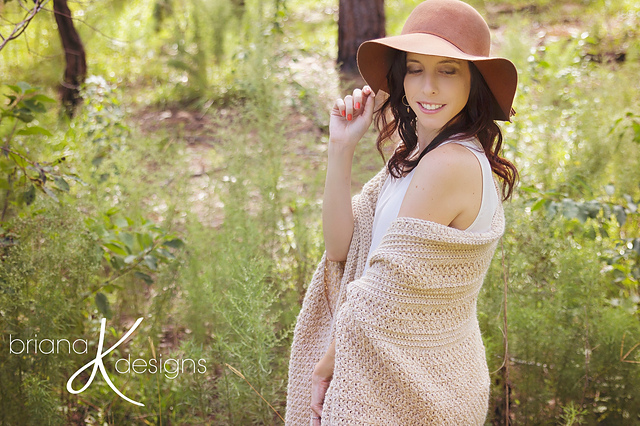 Chardonnay Crochet Wrap