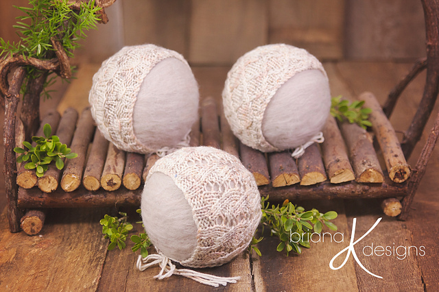 Newborn Knit Bonnet Pack Five