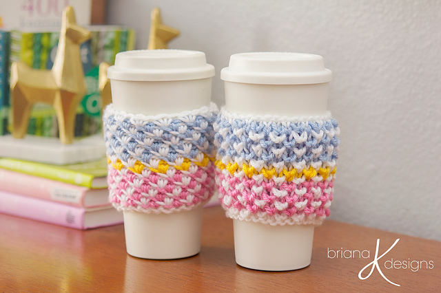 Colorwheel Coffee Cozy Knit