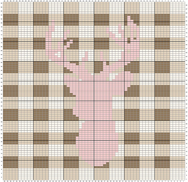 Farmhouse Plaid Deer Knit Pillow Cover