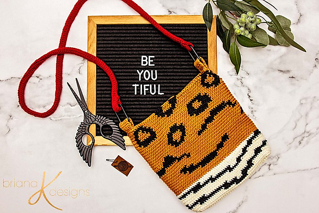 Ravelry: Animal Print Crochet Bag pattern by Briana K Designs