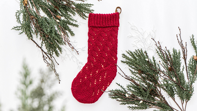 Sugar Plum Holiday Christmas Stocking