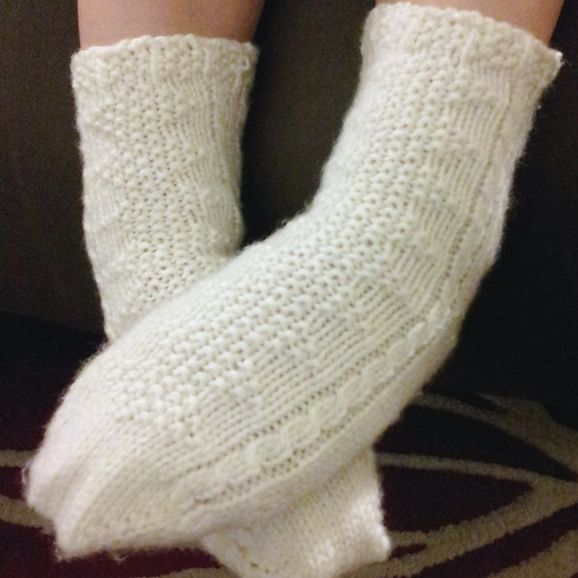 Toddler Gansey Socks