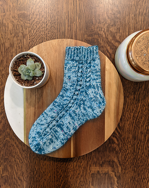 Marled Mohair Socks