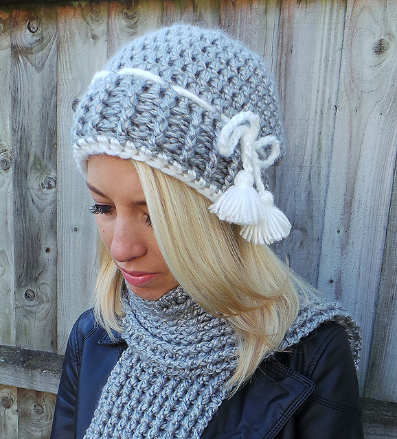 Tassel hat and scarf
