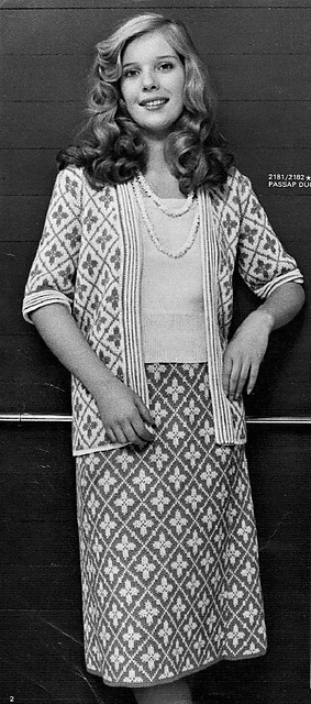 2181 Lady's Fairisle Two-Piece