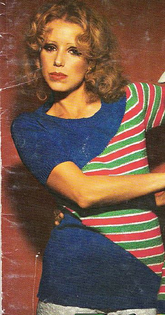2196 Lady's pullover striped