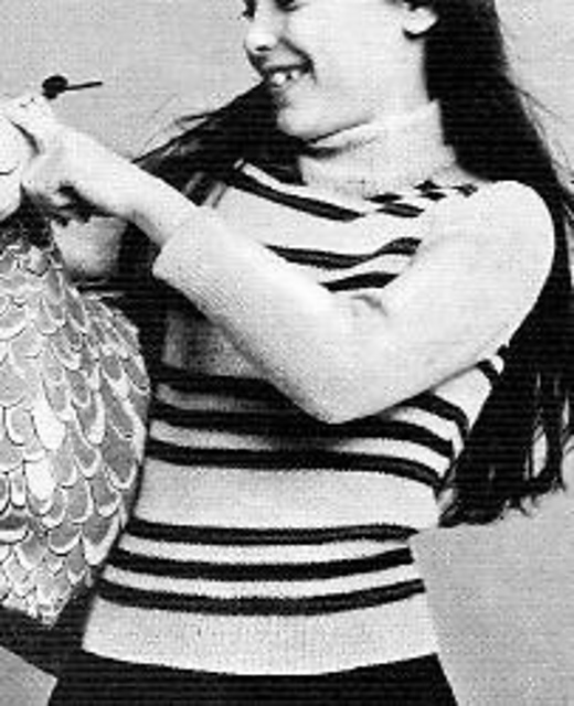 1862 Child's sweater striped