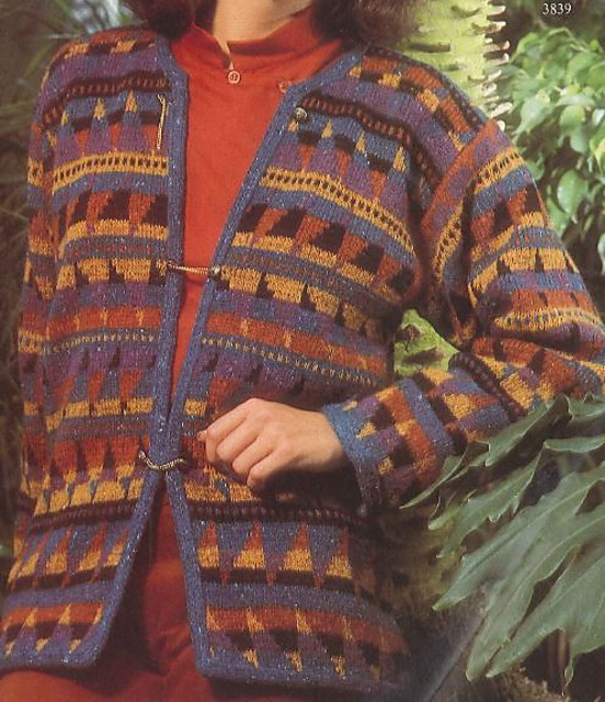3839 Lady's fairisle jacket
