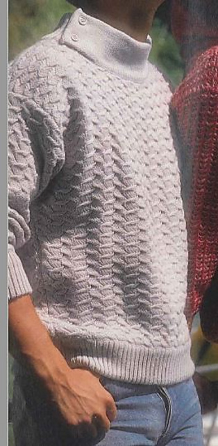 3943 Man's grey sweater