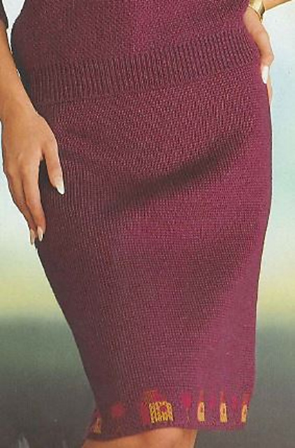 5014 Skirt to match sweater 5015