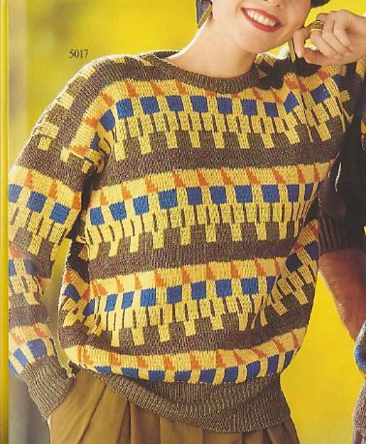 5017 Lady's Fair Isle sweater