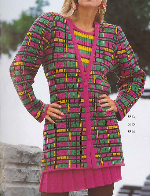 5513 Lady's chequered jacket