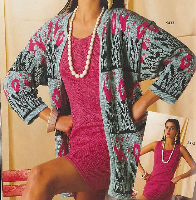 5433 Jacket with flower motif
