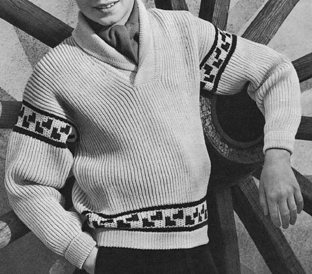1039 Boy's fairisle sweater