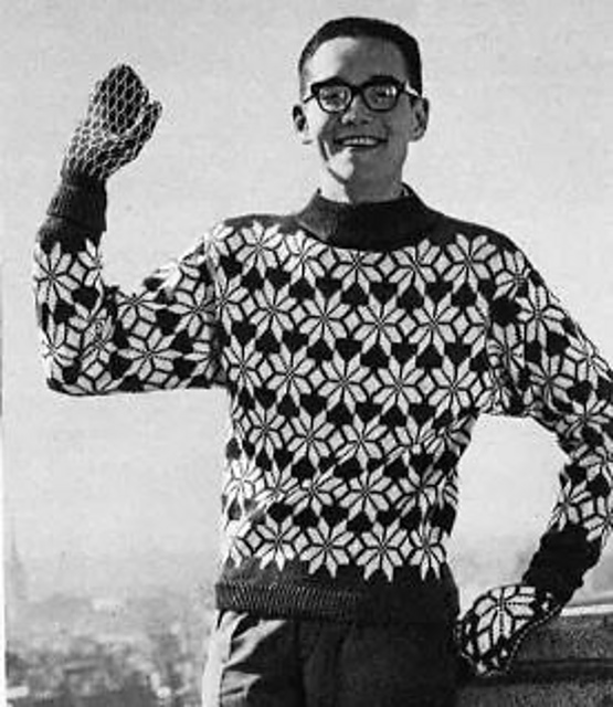 1091 man's fairisle sports pullover