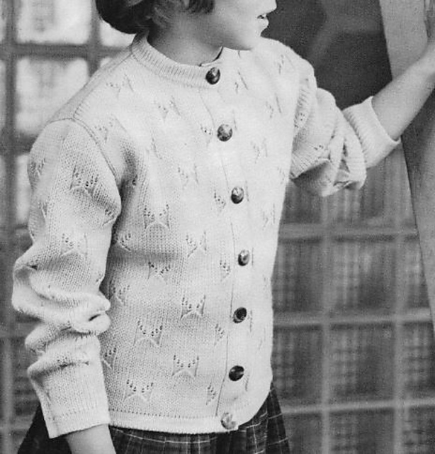 1096 Girl's cardigan