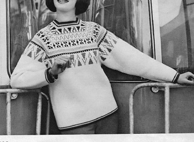 1102 Lady's Fairisle Sweater